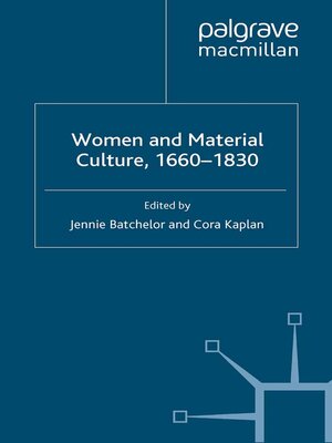 cover image of Women and Material Culture, 1660-1830